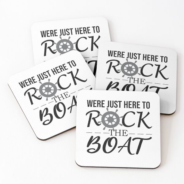 Item preview, We're Just Here To Rock The Boat - summer lovers - family cruise - sea - bleu - coloful -beach - beach food - beach games - for swim - Funny Family Cruise Essential designed and sold by youngle.