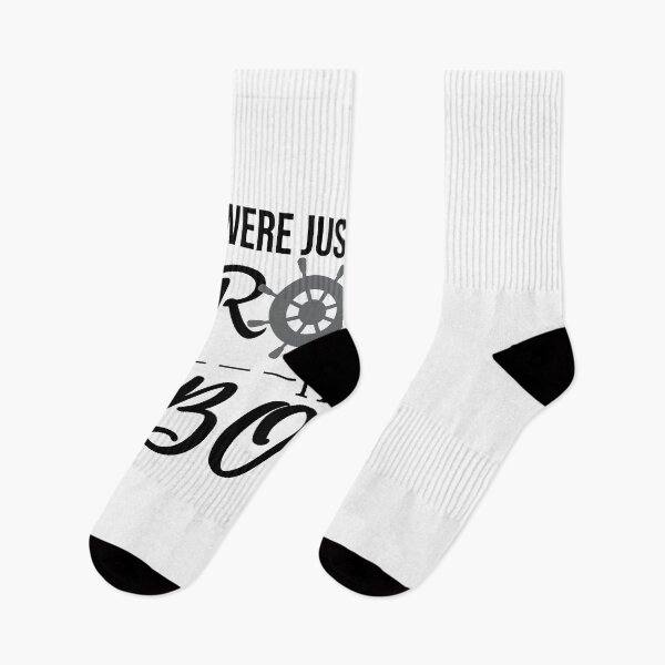 Item preview, We're Just Here To Rock The Boat - summer lovers - family cruise - sea - bleu - coloful -beach - beach food - beach games - for swim - Funny Family Cruise Essential designed and sold by youngle.