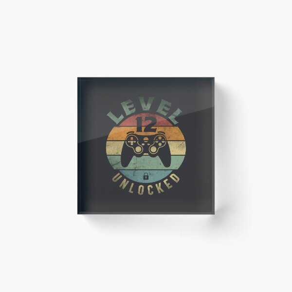 Item preview, Level 12 Unlocked Funny Video Gamer 12th Birthday 12 Year Old Gamer designed and sold by cidolopez.