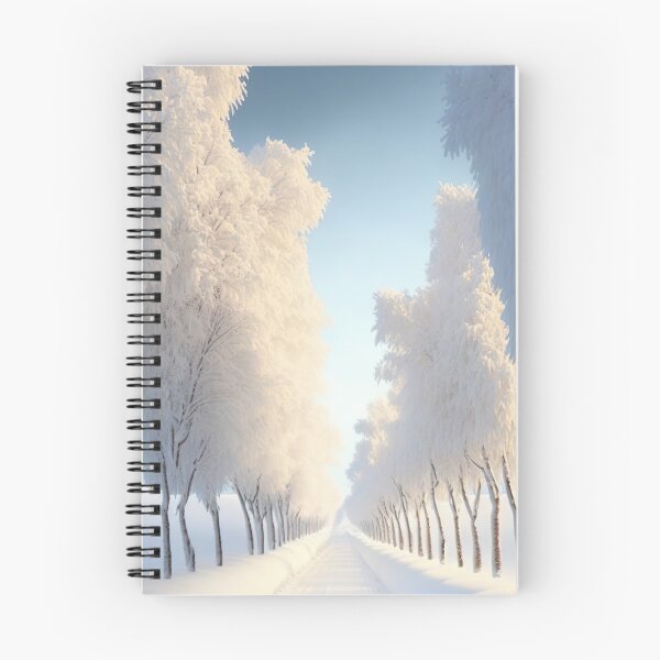 Item preview, White Winter Ways - An almost white and serene winter path in cool sunlight designed and sold by UmagineArts.