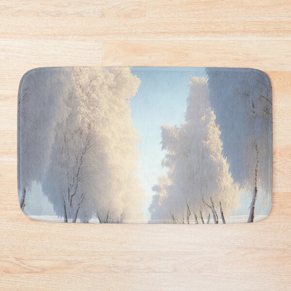 Item preview, White Winter Ways - An almost white and serene winter path in cool sunlight designed and sold by UmagineArts.