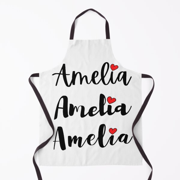 Item preview, Amelia Name Cute Mini Heart Triple Fonts designed and sold by 27th-Tee.