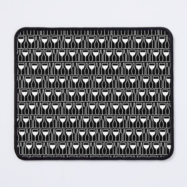 Item preview, B&W Wine Bottle All Over Print Design designed and sold by catvclark.