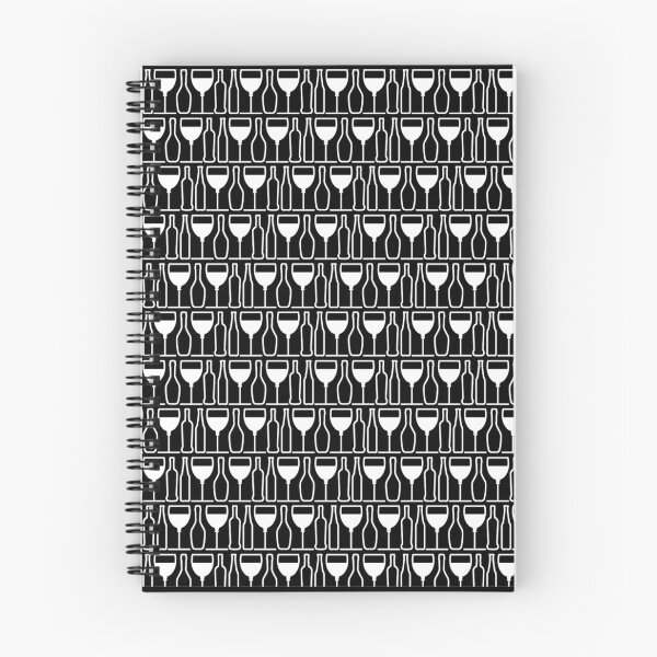 Item preview, B&W Wine Bottle All Over Print Design designed and sold by catvclark.