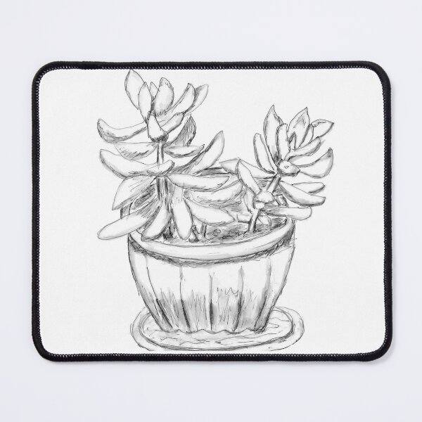 Item preview, Black and White Succulent designed and sold by Marie W.