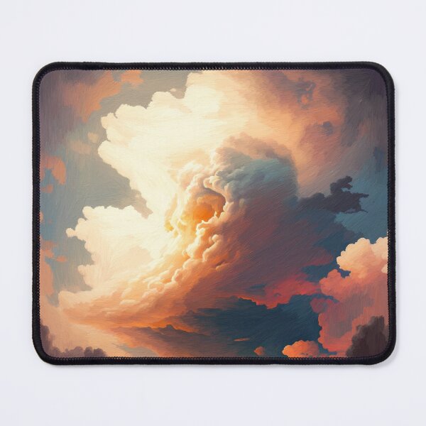 Item preview, beautiful colorful sunrise sky clouds view painting art for nice cool holiday gifts ideas designed and sold by IBSI.