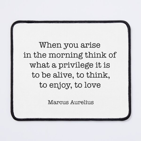 Item preview, Marcus Aurelius Quote designed and sold by CamoQuotes.