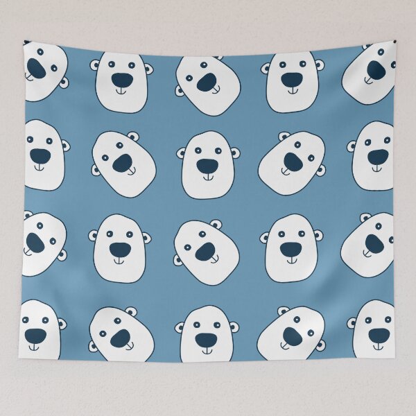 Item preview, Cute Polar Bear Drawing Pattern designed and sold by Gumblebee Design.