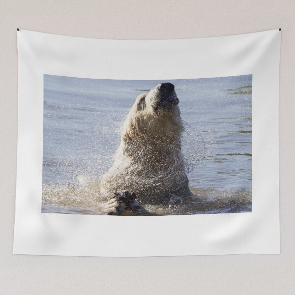 Item preview, Polar Bear Enjoying Swim Time designed and sold by LFPPhotography.