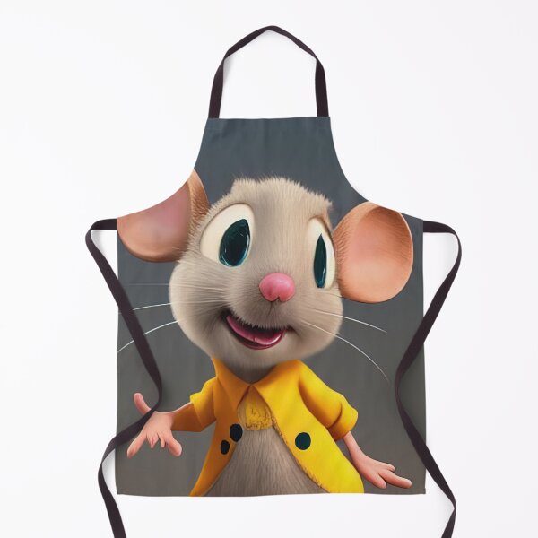 Item preview, Cute mouse in a yellow jacket illustration designed and sold by lalylaura.