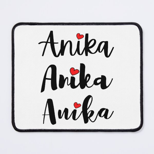 Item preview, Anika Name Cute Mini Heart Triple Fonts designed and sold by 27th-Tee.