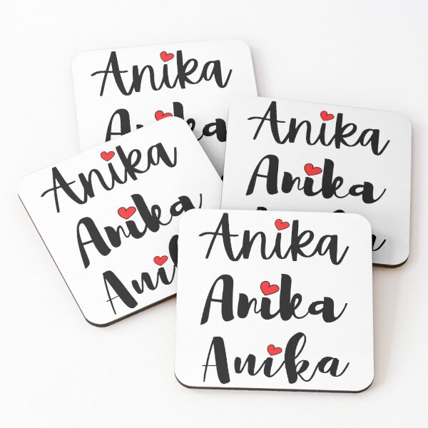 Item preview, Anika Name Cute Mini Heart Triple Fonts designed and sold by 27th-Tee.