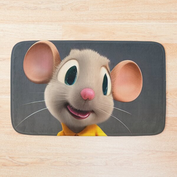 Item preview, Cute mouse in a yellow jacket illustration designed and sold by lalylaura.