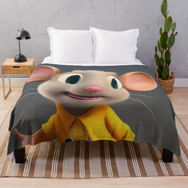 Item preview, Cute mouse in a yellow jacket illustration designed and sold by lalylaura.