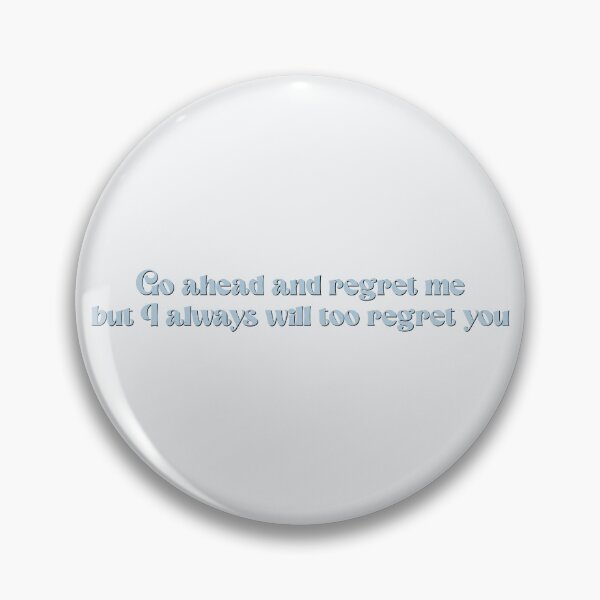 Item preview, Regret me Daisy Jones & The Six lyrics designed and sold by percqbeths.