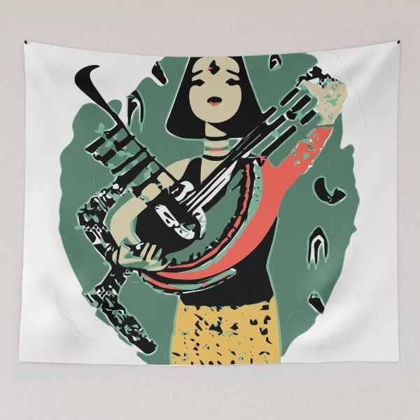 Item preview, "Confident Front-Facing Guitarist" designed and sold by FunnyShopGirl.