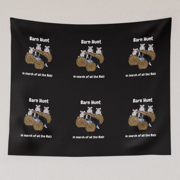 Item preview,  Funny Barn Hunt - in search of all the rats with a sitting Australian cattle Dog designed and sold by Just4doglovers.