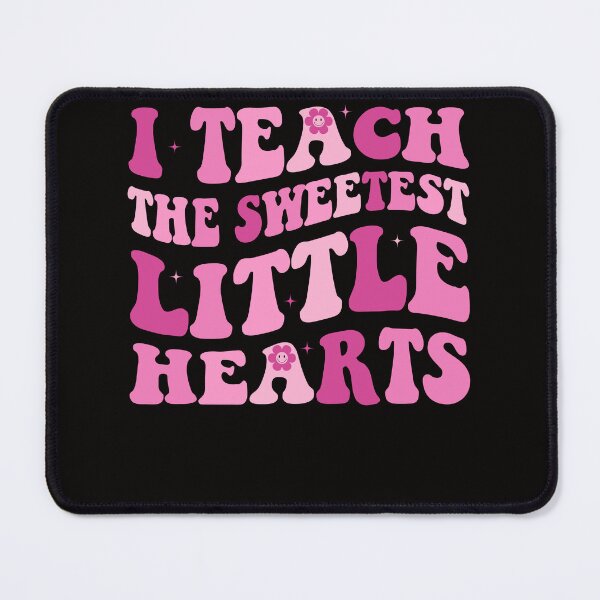 Item preview, I Teach The Sweetest Hearts Groovy Teacher Valentine's Day designed and sold by Leader Shirts.