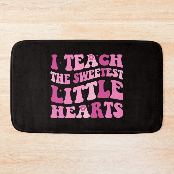 Item preview, I Teach The Sweetest Hearts Groovy Teacher Valentine's Day designed and sold by Leader Shirts.