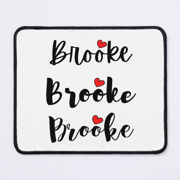 Item preview, Brooke Name Cute Mini Heart Triple Fonts designed and sold by 27th-Tee.