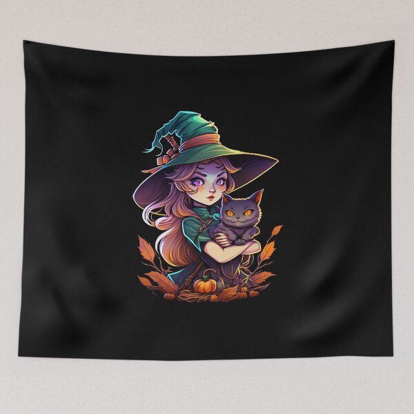 Item preview, Witch and her Cat designed and sold by ResistNormality.