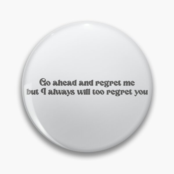 Item preview, Regret me Daisy Jones & The Six lyrics designed and sold by percqbeths.