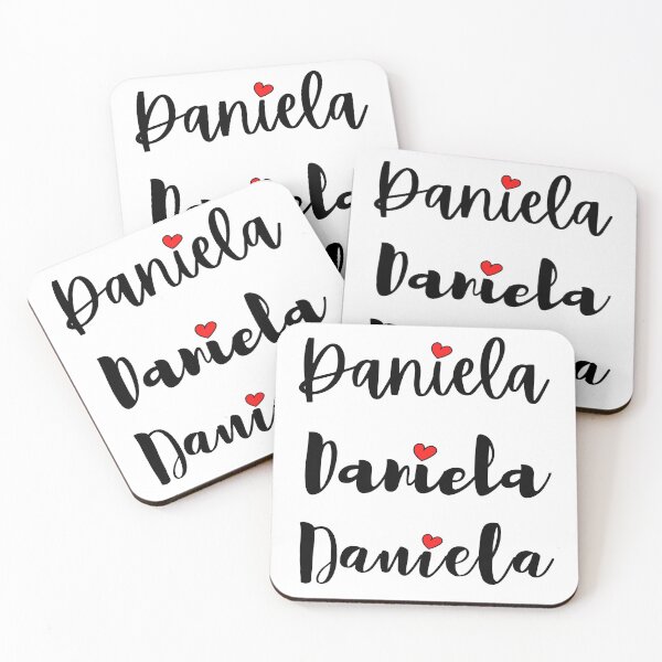 Item preview,  Daniela Name Cute Mini Heart Triple Fonts designed and sold by 27th-Tee.