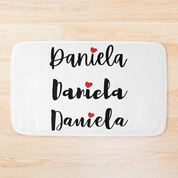 Item preview,  Daniela Name Cute Mini Heart Triple Fonts designed and sold by 27th-Tee.