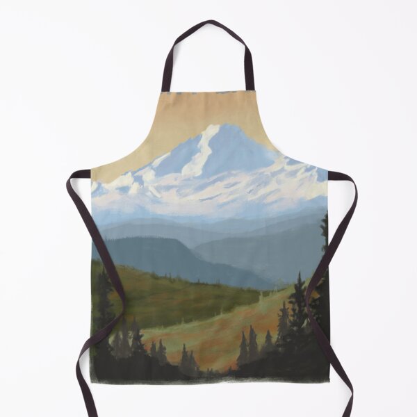 Item preview, Mount Baker with White Border designed and sold by CrowandFern.