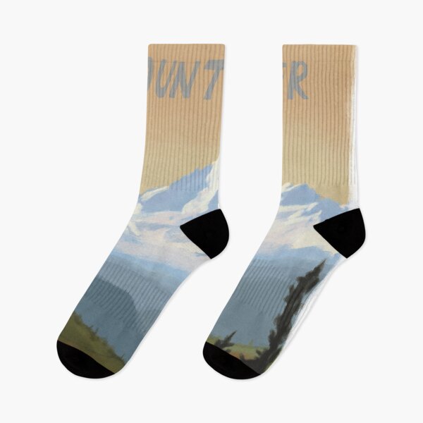 Item preview, Mount Baker with White Border designed and sold by CrowandFern.