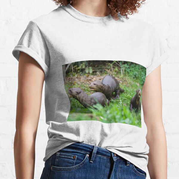 Baby Otters Sticking Together Classic T-Shirt