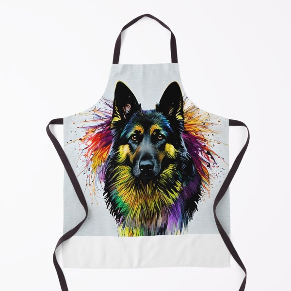 Item preview, German Shepherd painted style | Unique designs for German Shepherd dog lovers designed and sold by Lees Tees.