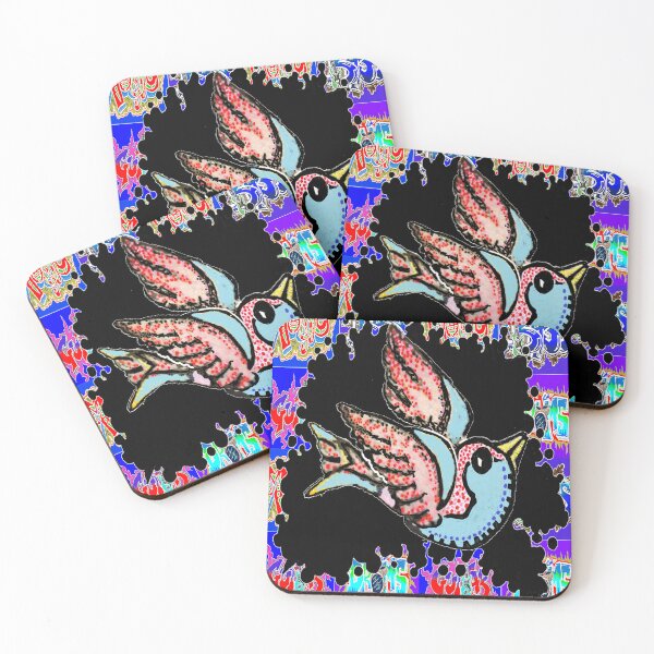 Item preview, graffiti blue  bird 2  designed and sold by LowEndGraphics.