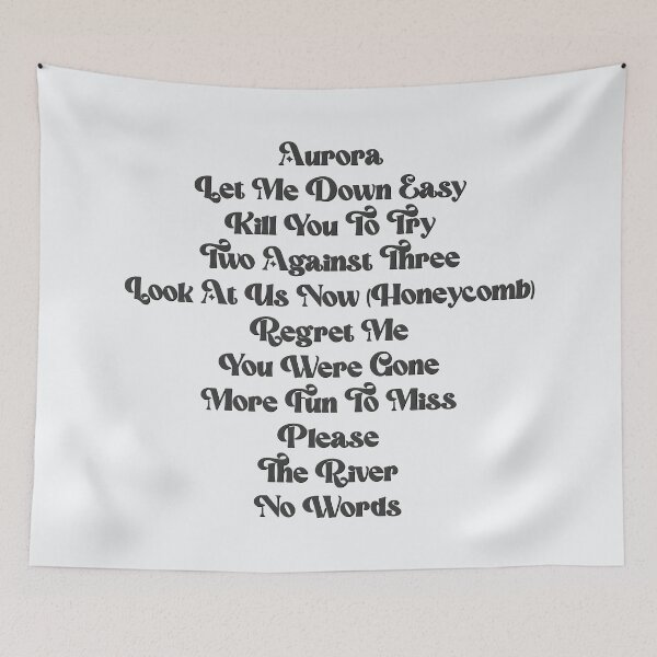 Item preview, Aurora Daisy Jones & The Six tracklist tv show designed and sold by percqbeths.
