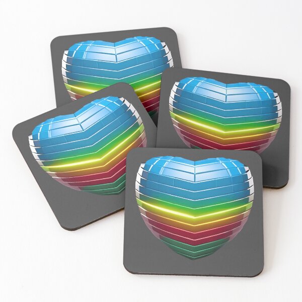 Item preview, 3D Cubic Heart designed and sold by ArtByNabes.