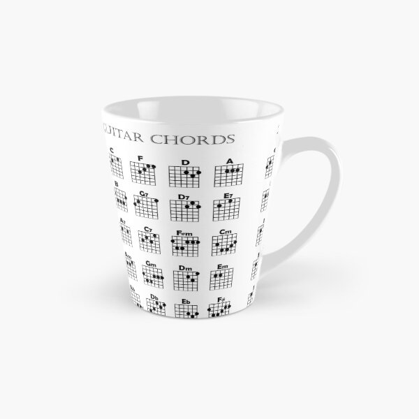 Item preview, 25 Guitar Chords designed and sold by HoneyvilleArt.