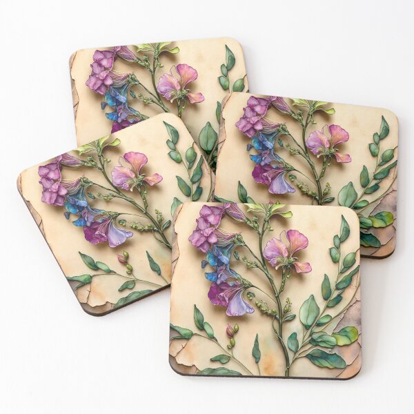 Item preview, sweet pea flower designed and sold by riquishop.