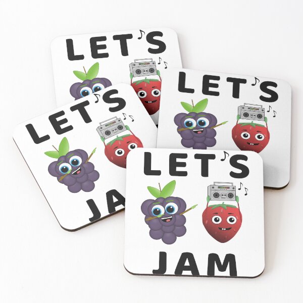 Item preview, Let's Jam: Grape & Strawberry's Dance Beat Extravaganza designed and sold by PlantPeepsshop.