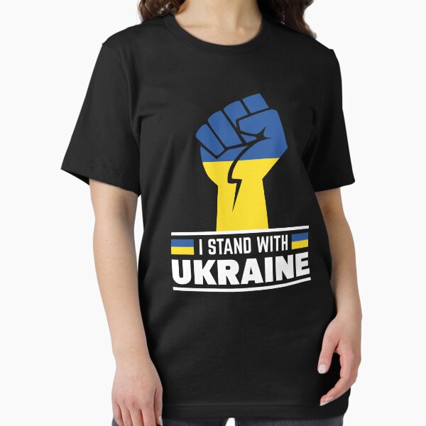 Item preview, I STAND WITH UKRAINE T-SHIRT designed and sold by PRINTOWN.