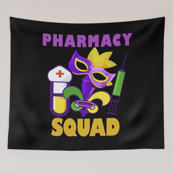 Item preview, Mardi Gras Pharmacy Squad Gift designed and sold by TMelonShop.