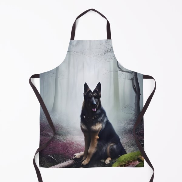 Item preview, A german shepherd in haunted forest. designed and sold by Doggymadness.