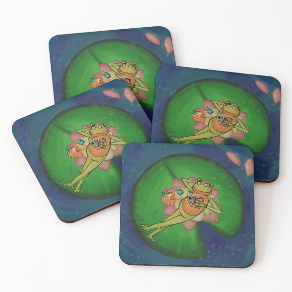 Item preview, Lily Pad Time - Night Time Frog Version designed and sold by GoodToad.