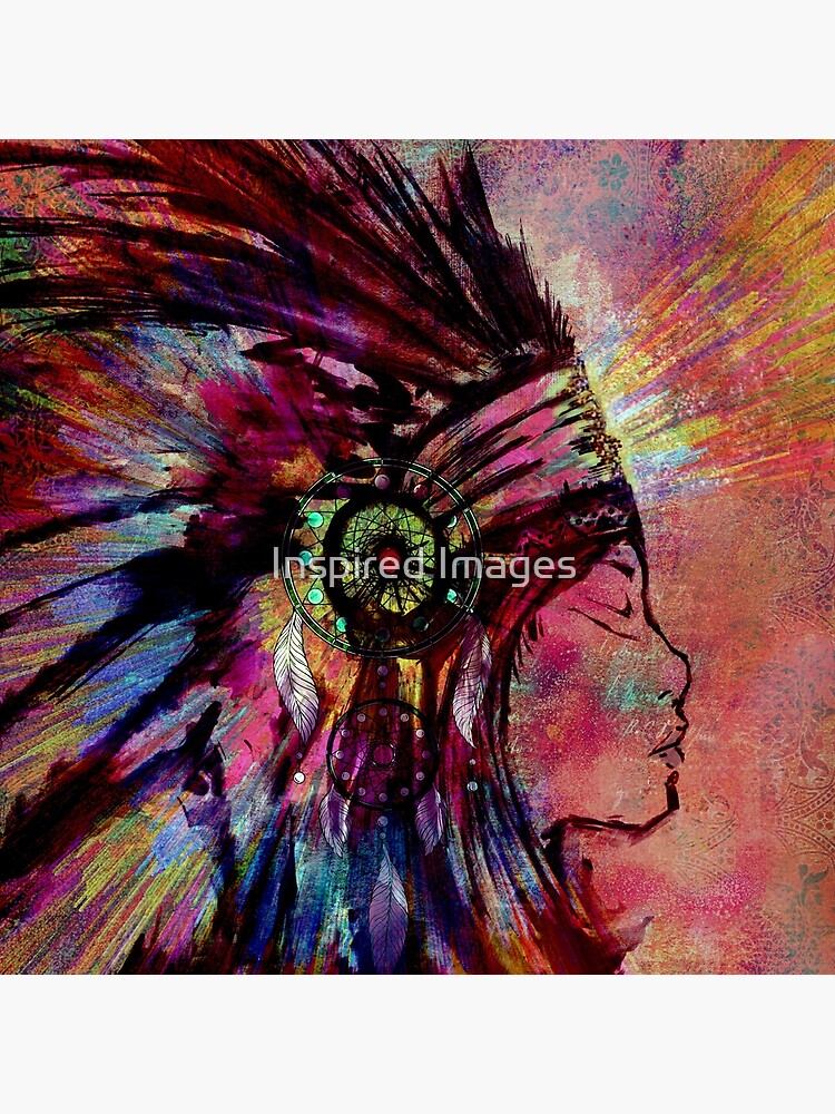 Beautiful Dreamcatcher CANVAS ART PRINT spiritual Native Pink poster 16/"X12/"