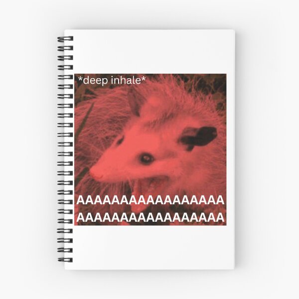 Item preview, Screaming Existential Possum Opossum Meme Funny Cute  designed and sold by BeansproutArtAK.