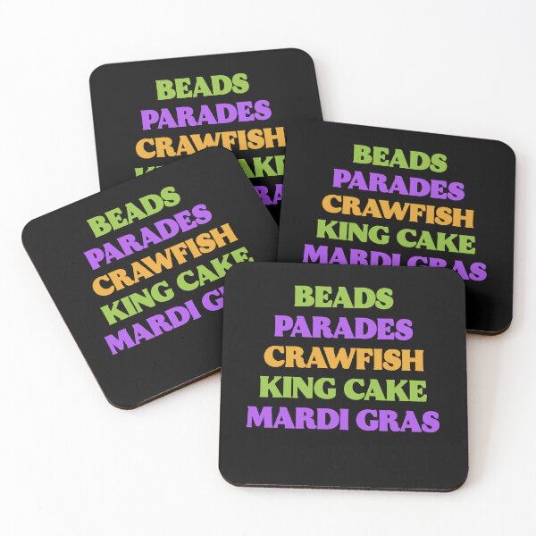 Item preview, Beads Parades Crawfish King Cake Mardi Gras Gift designed and sold by TMelonShop.