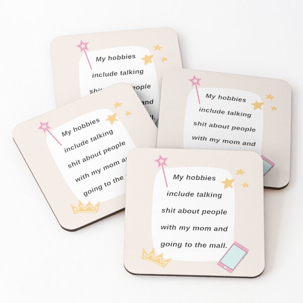 Item preview, My Hobbies Include - Sassy Girl Print designed and sold by Femme Pastel Collective.