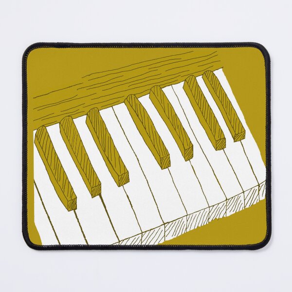 Item preview, Yellow Piano Keys designed and sold by HoneyvilleArt.