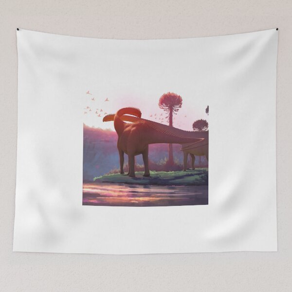 Item preview, Barosaurs sunset designed and sold by Paleo-parallax.