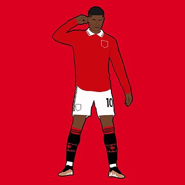 Marcus Rashford Kit Poster for Sale by designsheaven