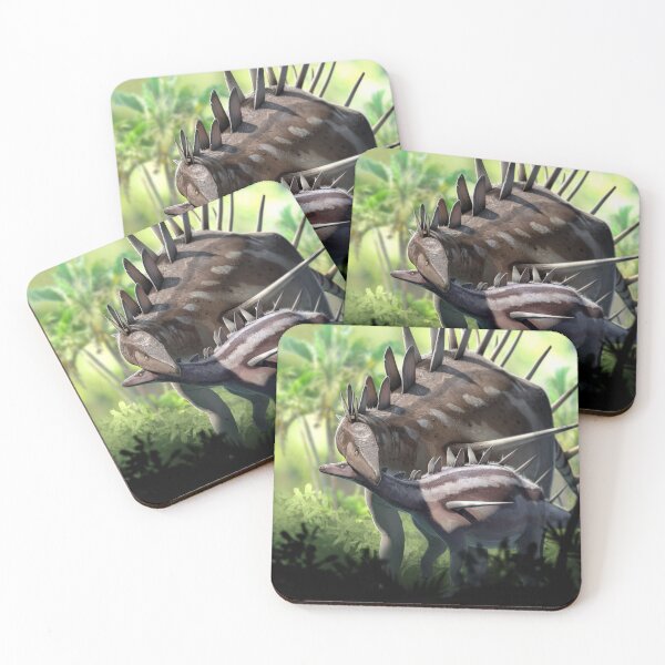 Item preview, Kentrosaurs cuddling  designed and sold by Paleo-parallax.